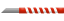 White/Rust Red